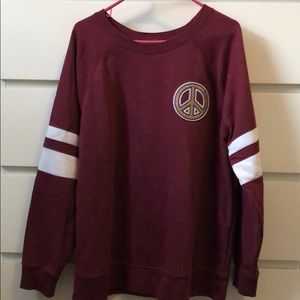 Maroon sweater